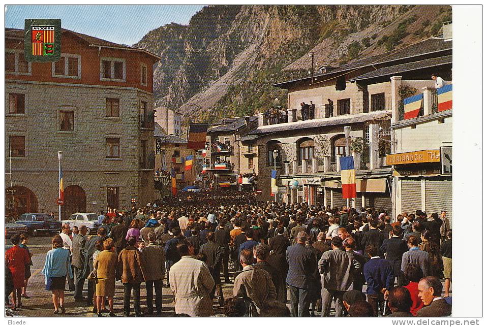 3991 Valls Andorra Discours General De Gaulle Prince D Andorre  Timbrée 1968 - Andorre