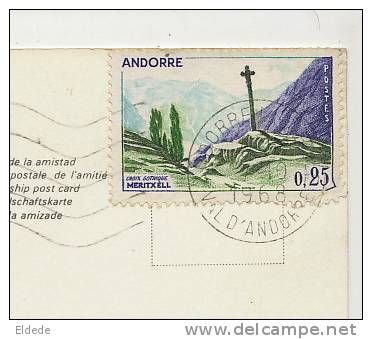 3991 Valls Andorra Discours General De Gaulle Prince D Andorre  Timbrée 1968 - Andorre