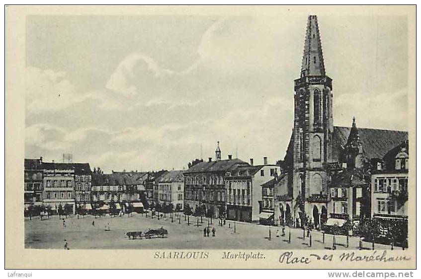 Allemagne -ref A488- Saarlouis - Carte Bon Etat - - Kreis Saarlouis