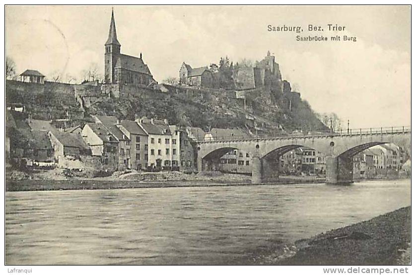 Allemagne -ref A486- Saarburg  - Carte Bon Etat - - Saarburg