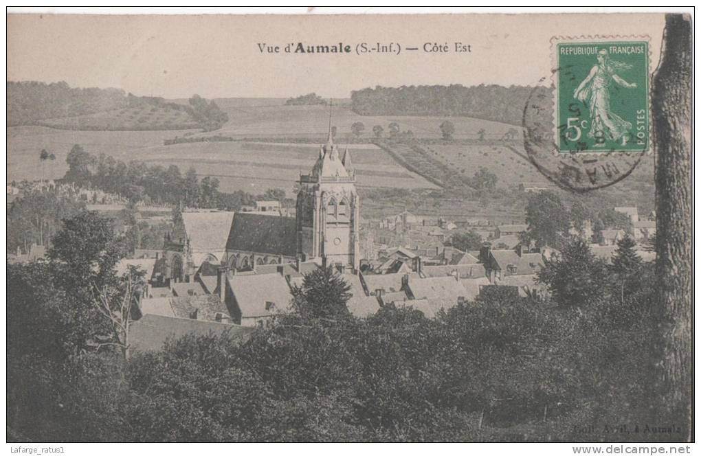 VUE D AUMALE COTE EST - Aumale