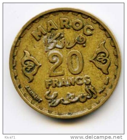 20 Francs "MAROC" 1371 - Marokko