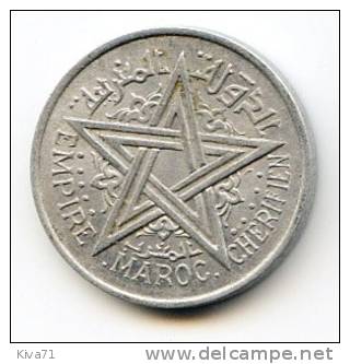 1 Francs "MAROC" Alu 1951  1370 XF - Marocco