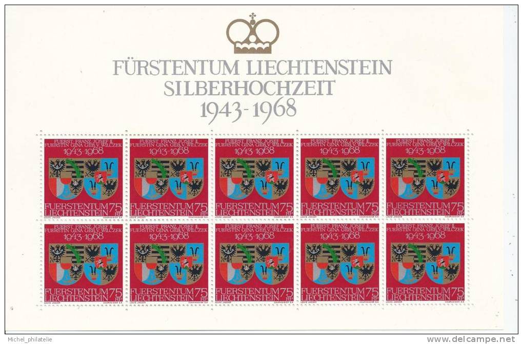 ⭐ Liechtenstein - YT N° 450 ** - Neuf Sans Charnière ⭐ - Unused Stamps