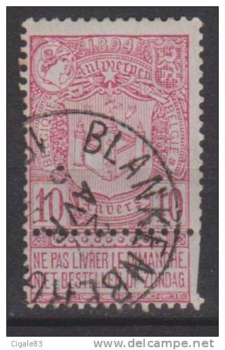 Belgique N° 69 ° BLANKENBERGE - 1ère Série Commémorative De Belgique - Exposition Internationale D'Antwerpen - 1894 - 1894-1896 Exhibitions