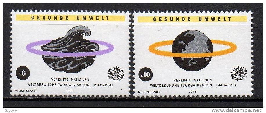 Nations Unies (Vienne) - 1993 - Yvert N° 163 & 164 ** - Ungebraucht