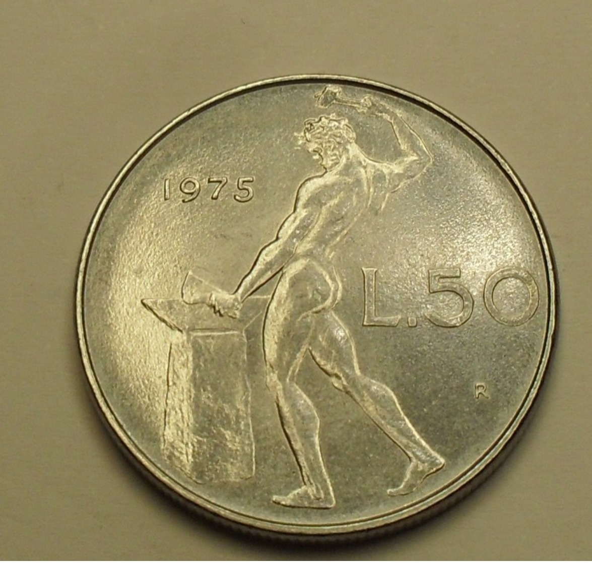 1975 - Italie - Italy - 50 LIRE, (R), KM 95.1 - 50 Lire