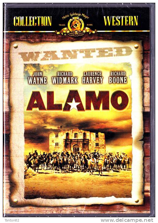 John Wayne - Richard  Wildmark - " ALAMO "  - DVD Neuf Sous Blister - Western / Cowboy