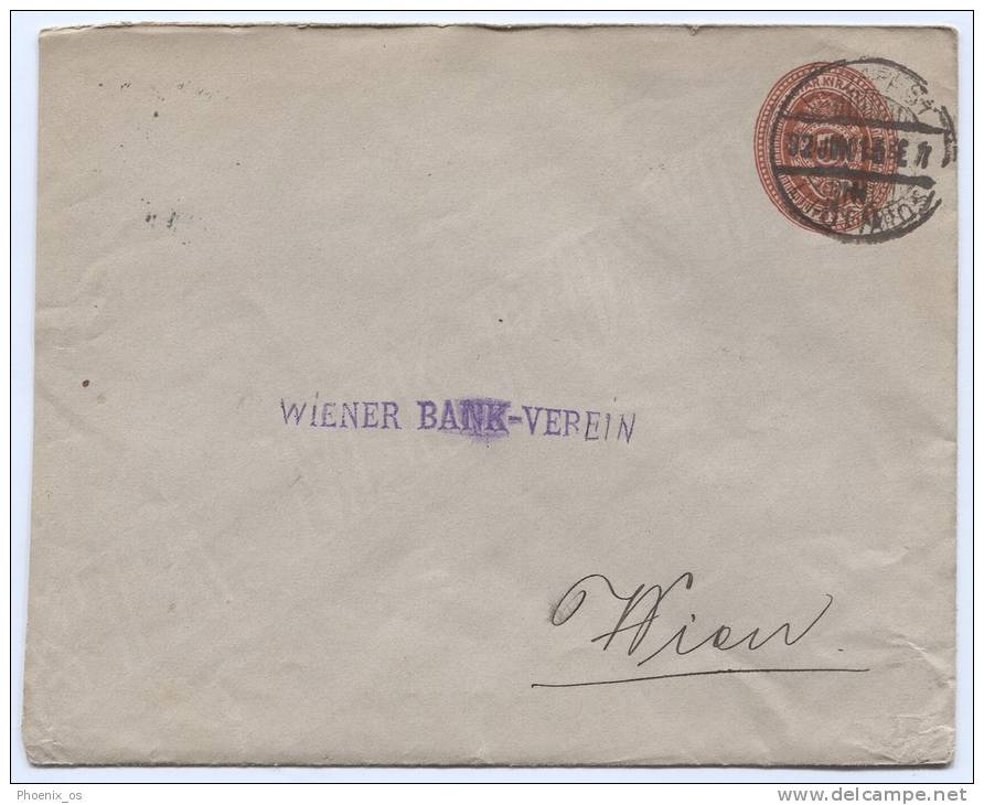 Hungary - BUDAPEST, 1892. Wiener Bank, Banque - Oblitérés