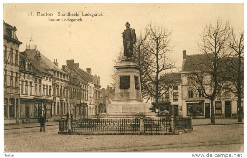 Eeklo - Standbeeld Ledeganck  ( Verso Zien  ) - Eeklo