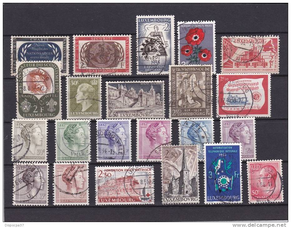 LUXEMBOURG  Lot Oblitérés - Collections