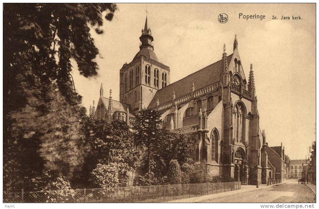 BELGIQUE - FLANDRE OCCIDENTALE - POPERINGE - POPERINGHE - St. Jans Kerk. - Poperinge