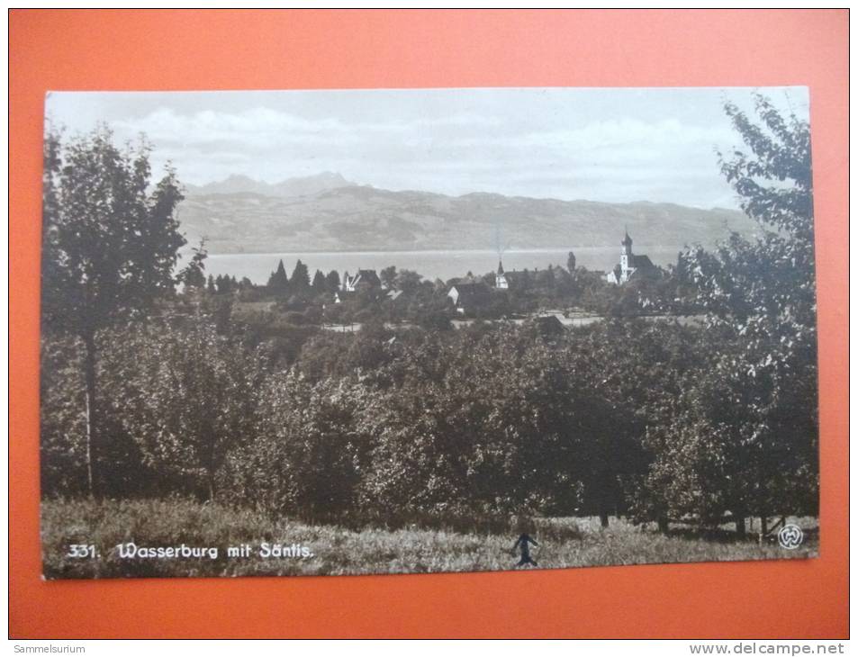 (2/4/26) AK "Wasserburg" Am Bodensee Mit Säntis Um 1920 - Wasserburg A. Bodensee