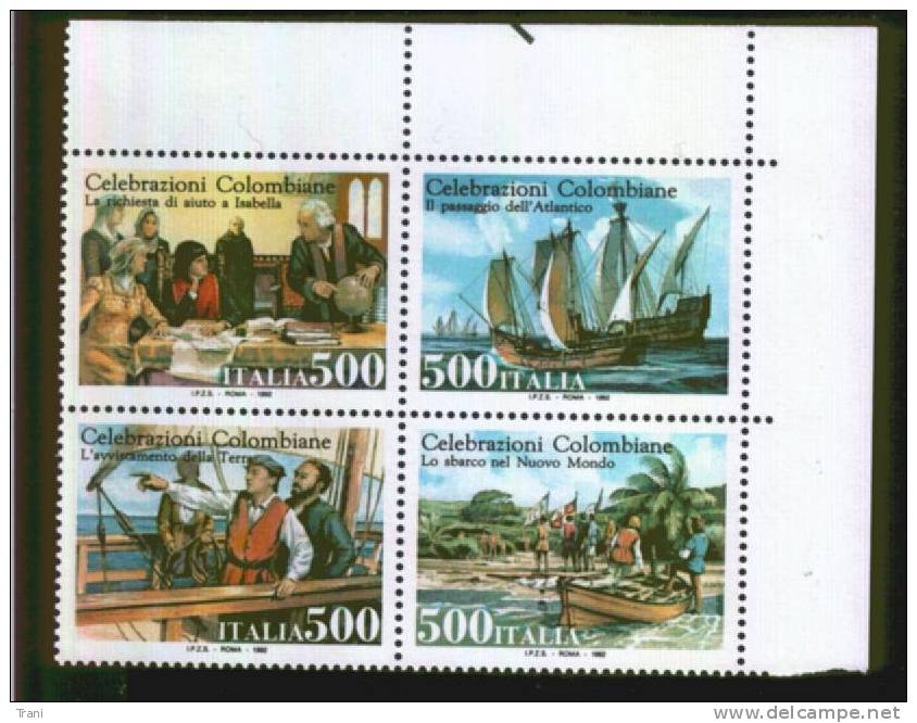 CELEBRAZIONI COLOMBIANE - Anno 1992 - Blocks & Sheetlets