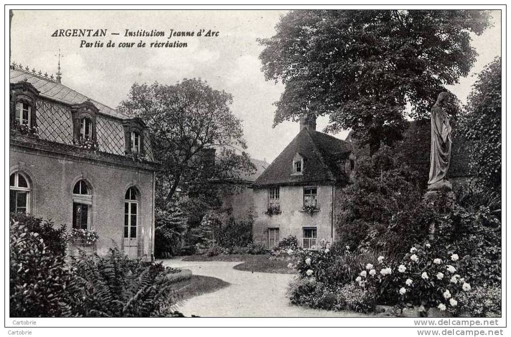 61-ARGENTAN-Institution Jeanne D´Arc-Cour De Récréation- - Argentan