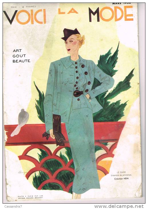 Voici La Ma Mode Chic - Art , Gout , Beauté - Superbes Illustrations - Pub - Heim - Patou - Monnier - Valois Etc.. - 1900 - 1949