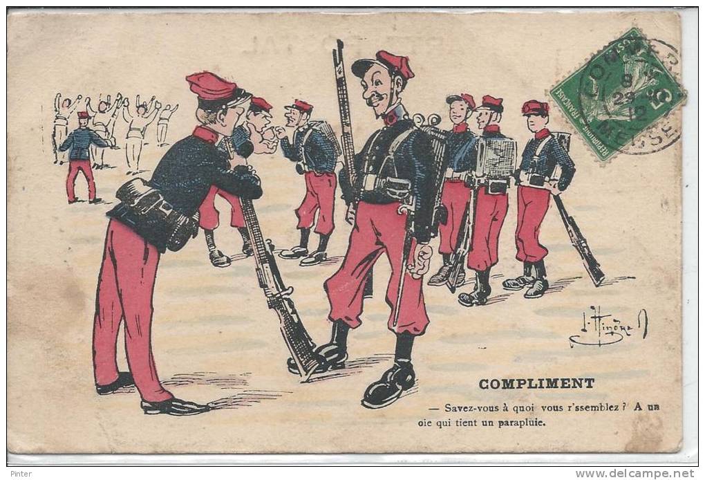 MILITAIRE - COMPLIMENT - Humoristiques