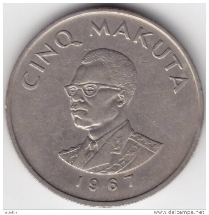 @Y@  Congo  5 K  1967    (C248) - Congo (République Démocratique 1998)