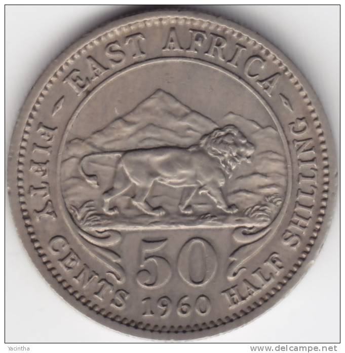 @Y@  East Afrika   50  Cent / 1/2 Shilling   1960   (C252) - Sudáfrica