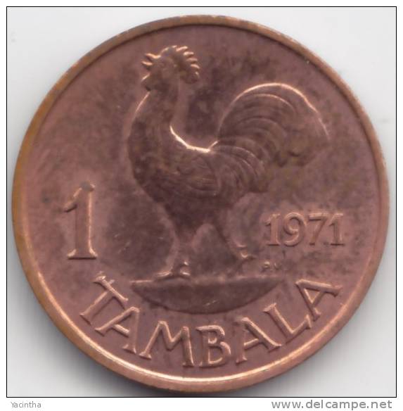 @Y@  Malawi  1 Tambala 1971 UNC     (C256) - Malawi