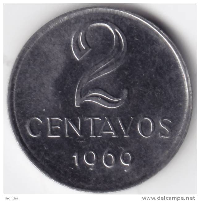 @Y@  Brazilië  2 Centavos  1969   UNC  FAO   (C259) - Brésil