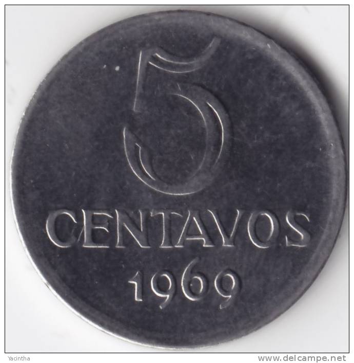 @Y@  Brazilië  5 Centavos  1969   UNC  FAO   (C260) - Brésil