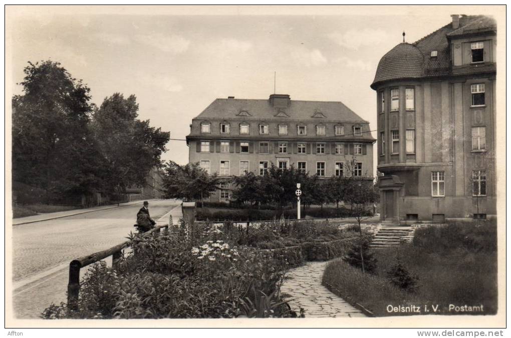 Oelsnitz I V Postamt Old Postcard - Oelsnitz I. Vogtl.