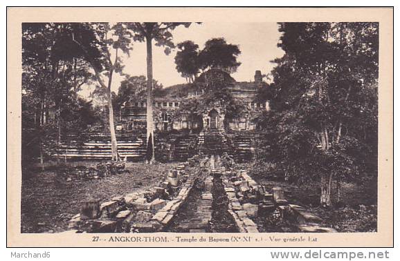 CAMBODGE ANGKOR THOM TEMPLE DU BAPUON Xe XIe SIECLE VUE GENERALE EST Ed Comité Cambodgien De La Société Des Amis D Angko - Cambodge