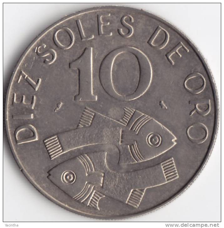 @Y@  Peru 10 Soles  1969  UNC    (C270) - Peru