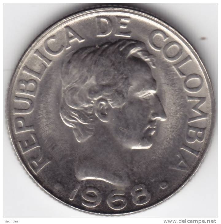 @Y@  Colombia  20 Centavos 1968  UNC    (C271) - Colombia