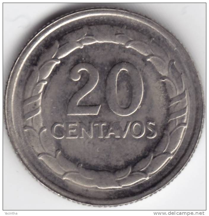 @Y@  Colombia  20 Centavos 1968  UNC    (C271) - Colombia