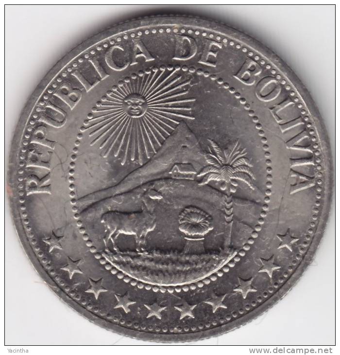 @Y@  Bolivia  1 Bolivar  1968  UNC  FAO  (C272) - Bolivie