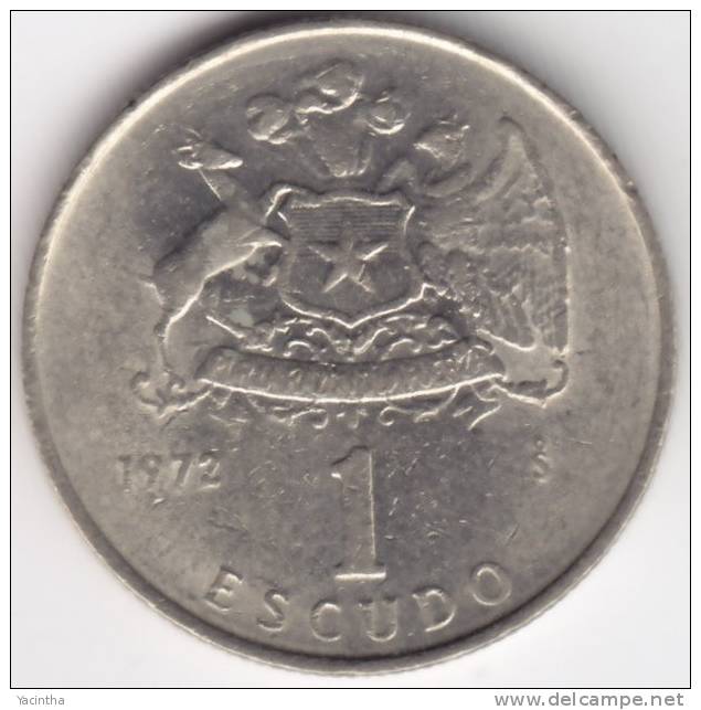 @Y@  Chili  1 Escudo 1972  UNC   (C277) - Chile