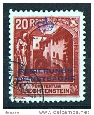 1932  Timbre De Service  20 Rp Perf 10,5 - Official