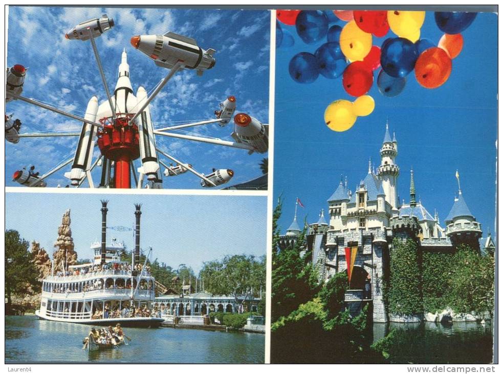 (280) Disneyland Attractions And Castle - Disneyland