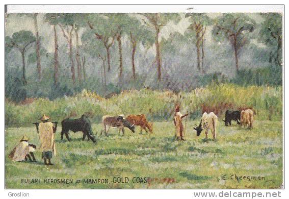 FULANU HEROESMEN AT MAMPON GOLD COAST (DESSIN DE E CHEESMAN) 1924 - Ghana - Gold Coast