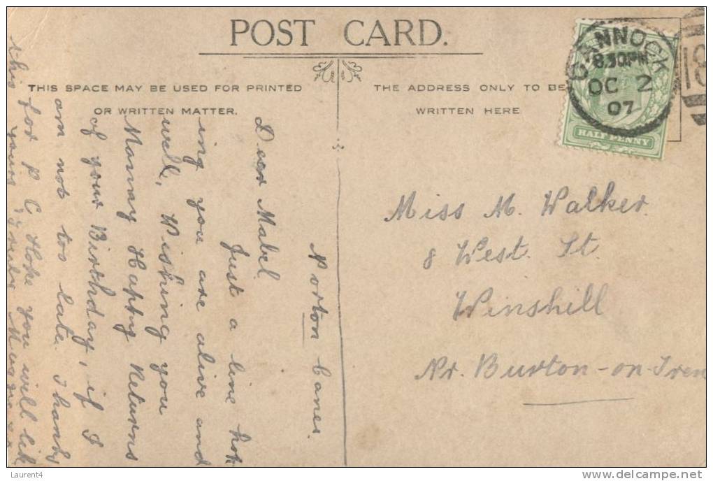 (990) Very Old Postcard - Carte Tres Ancienne - UK - Birmingham - Birmingham
