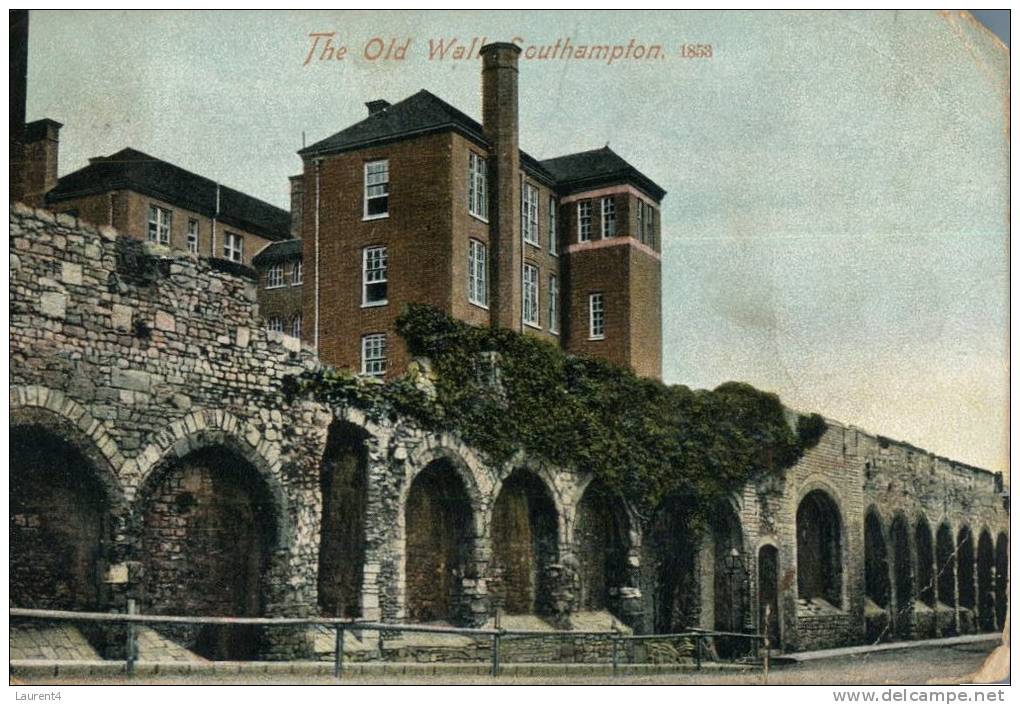 (990) Very Old Postcard - Carte Tres Ancienne - UK - Southampton Old Wall - Southampton