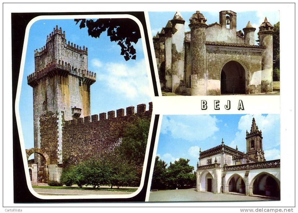 BEJA - Postal Com 3 Imagens - Beja