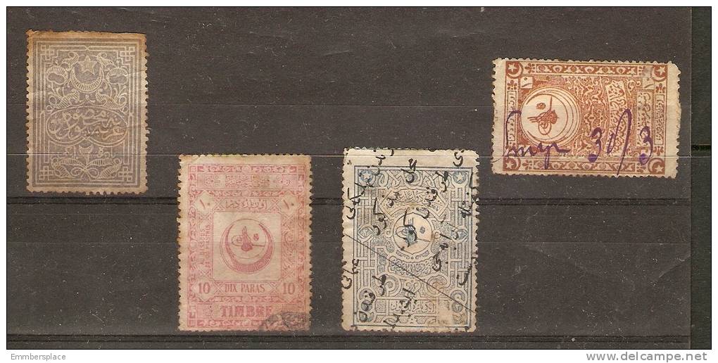 ANATOLIA - 1920/21 GROUP OF 4 STAMPS USED (MIXED CONDITION) - 1920-21 Kleinasien