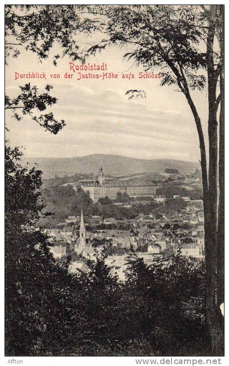 Rudolstadt 1905 Postcard - Rudolstadt