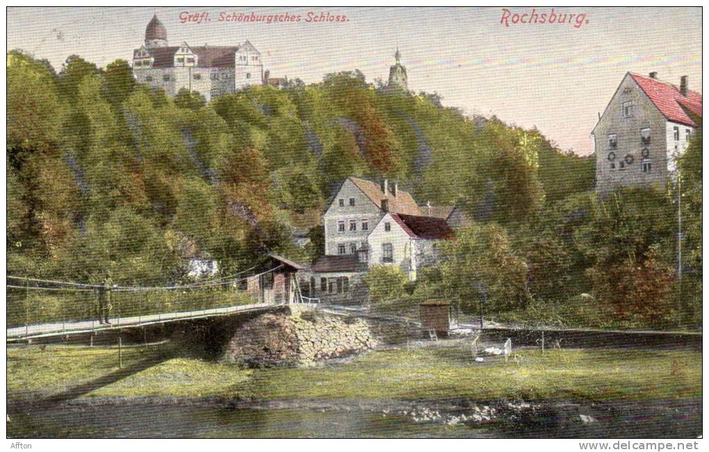 Rochsburg Old Postcard - Lunzenau