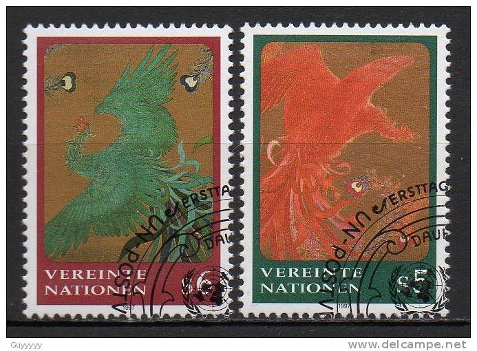 Nations Unies (Vienne) - 1997 - Yvert N° 240 & 241  - Série Courante - Usados