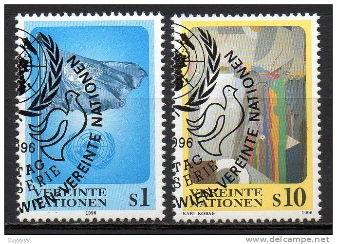 Nations Unies (Vienne) - 1996 - Yvert N° 223 & 224  - Série Courante - Gebruikt