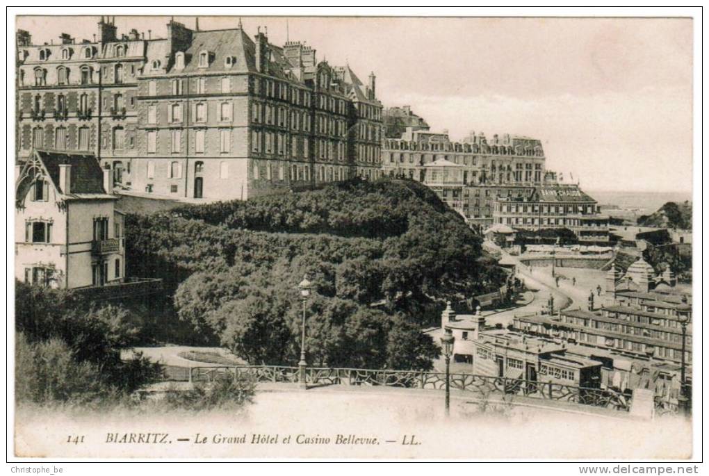 CPA Biarritz, Le Grand Hôtel Et Casino Bellevue (pk6731) - Biarritz