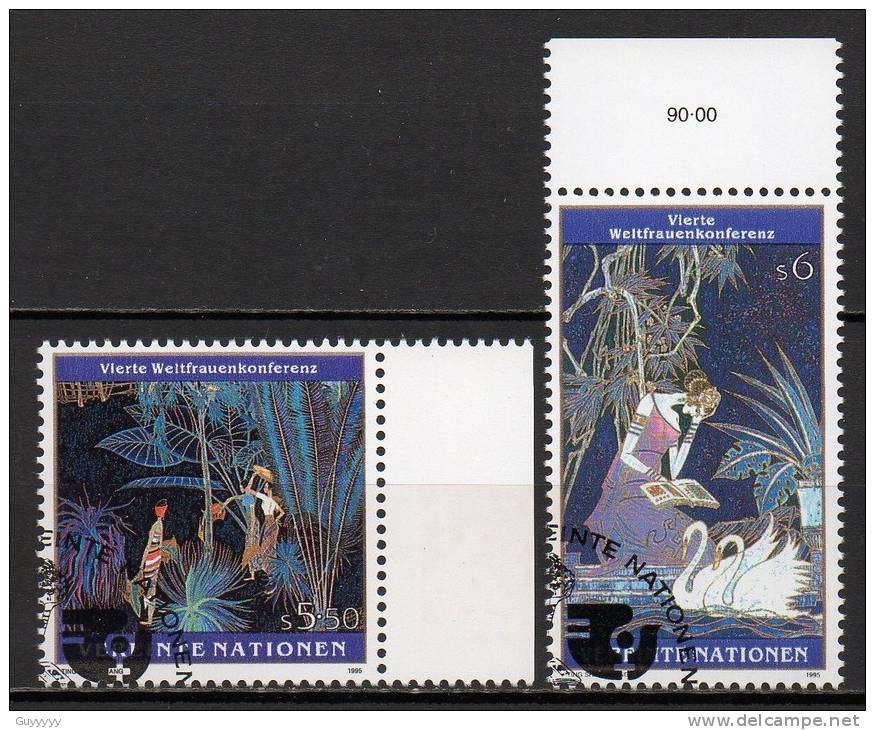 Nations Unies (Vienne) - 1995 - Yvert N° 208 & 209  - Conférence Mondiale Sur Les Femmes - Used Stamps