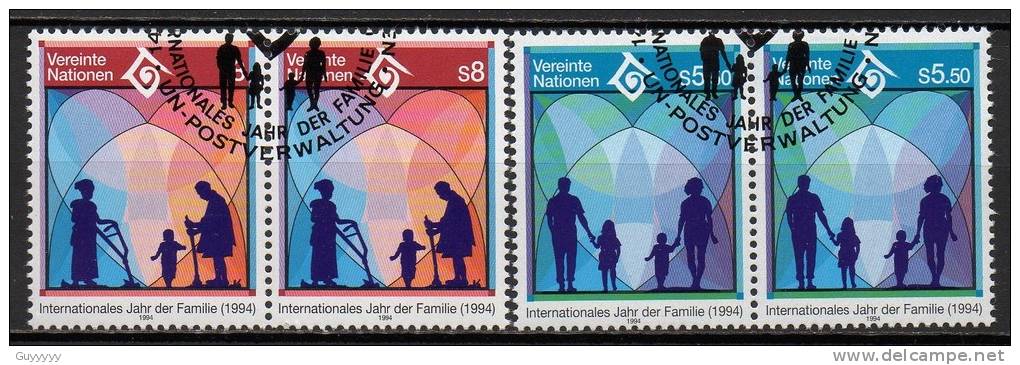 Nations Unies (Vienne) - 1994 - Yvert N° 180 & 181 - Gebraucht