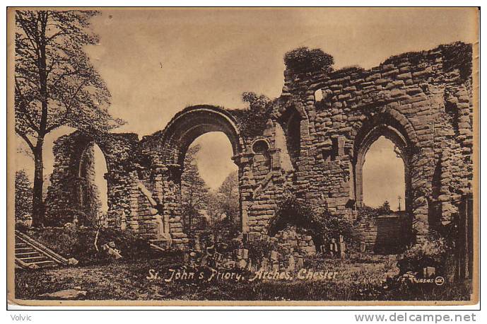 - ANGLETERRE  - St.John's Priory - Arches - Chester - - Chester