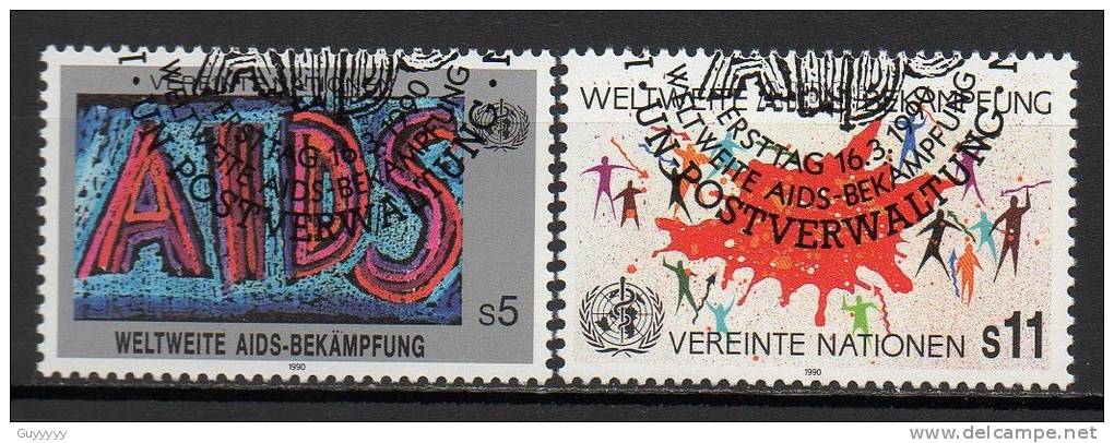 Nations Unies (Vienne) - 1990 - Yvert N° 104 & 105 - Usados