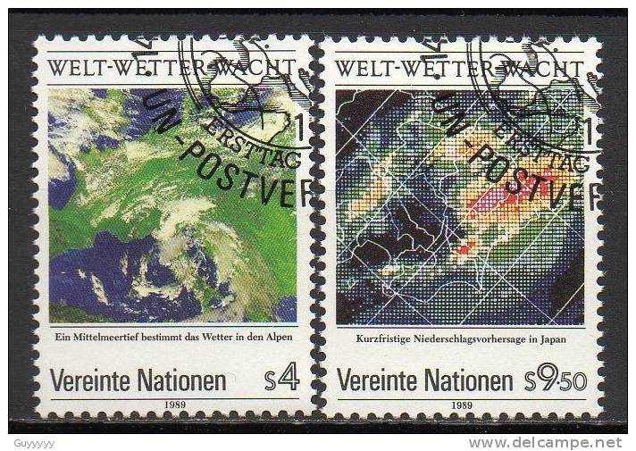 Nations Unies (Vienne) - 1989 - Yvert N° 92 & 93 - Usados